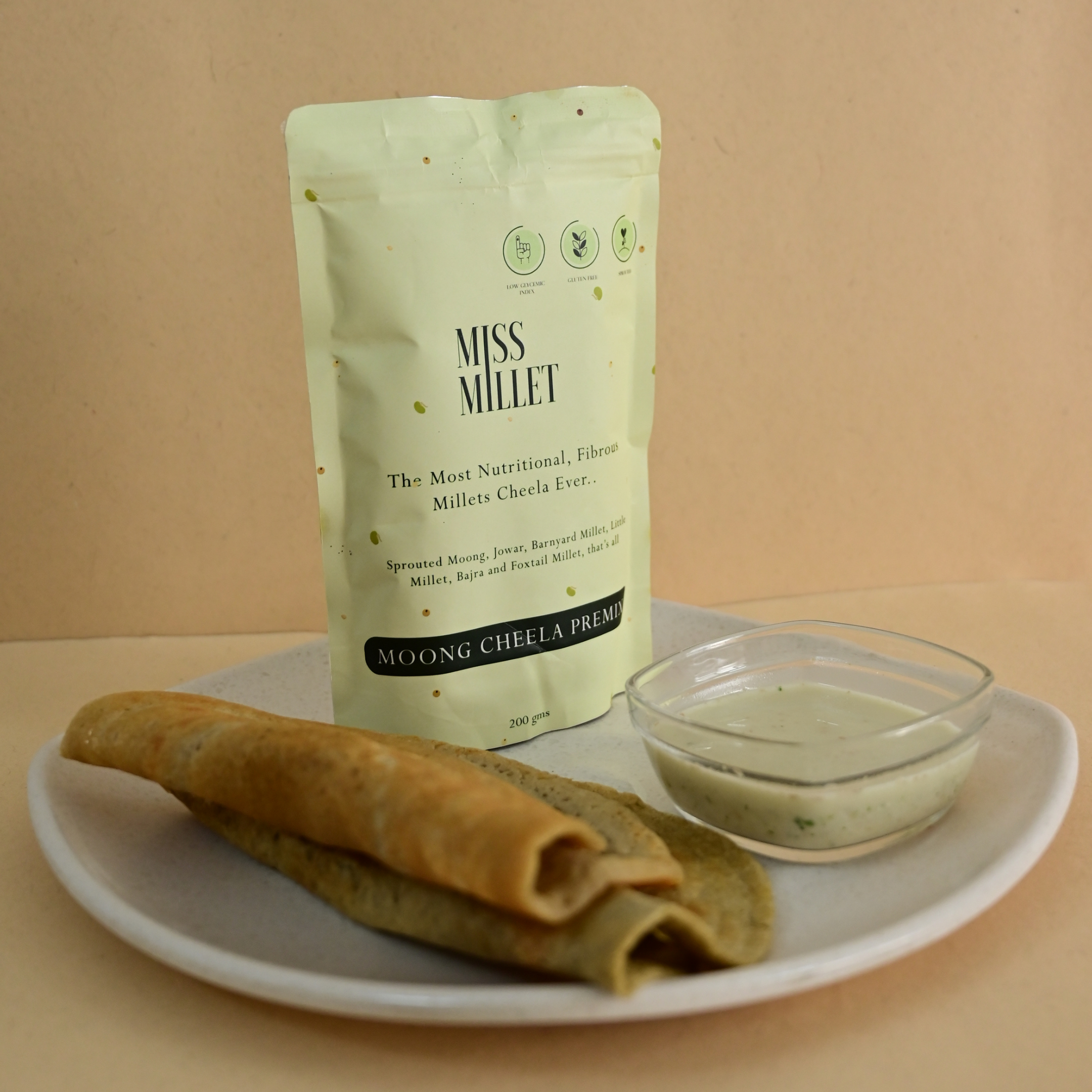 Moong Cheela Premix 200gms (Pack of 2)