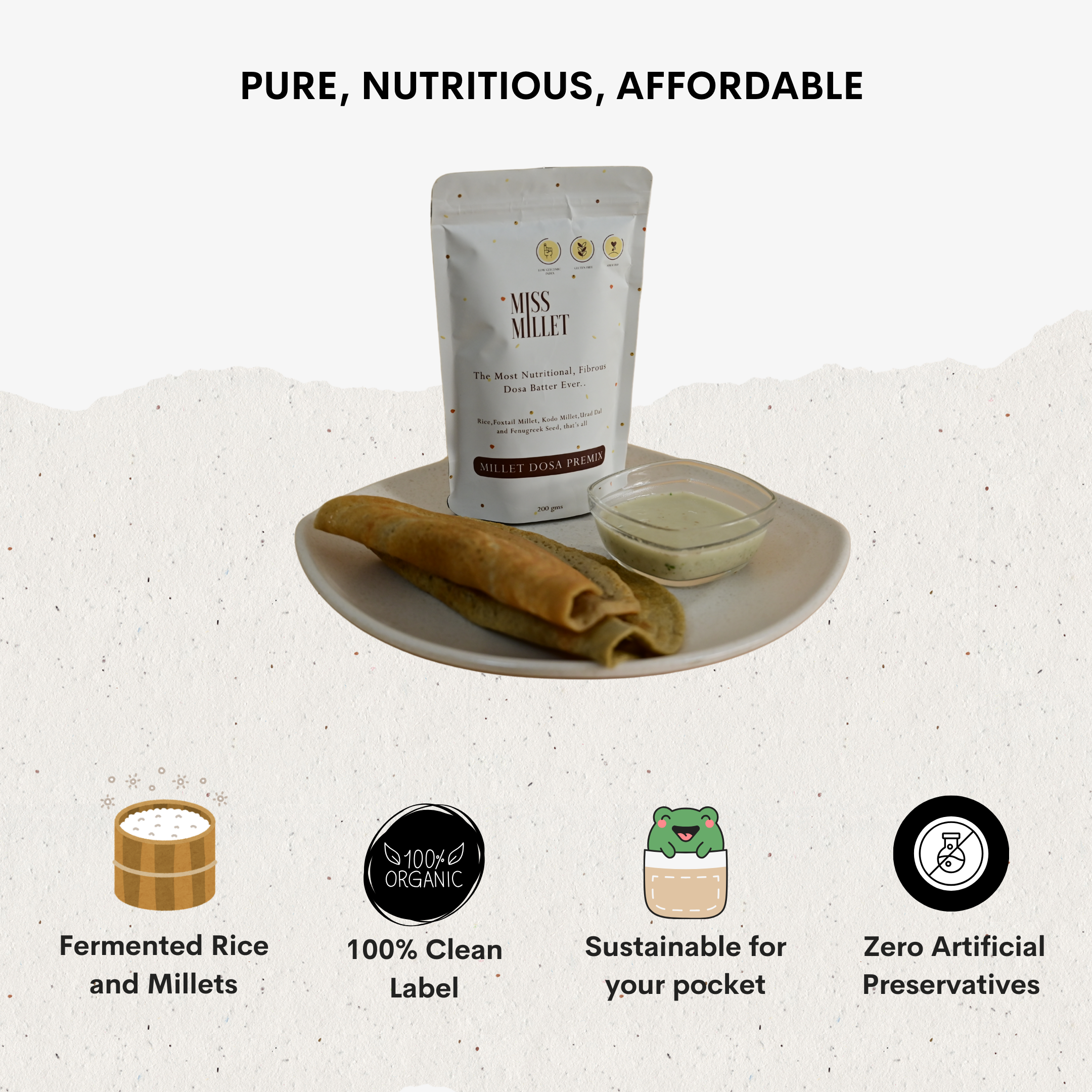 MIllet Dosa Premix 200gms (Pack of 2)