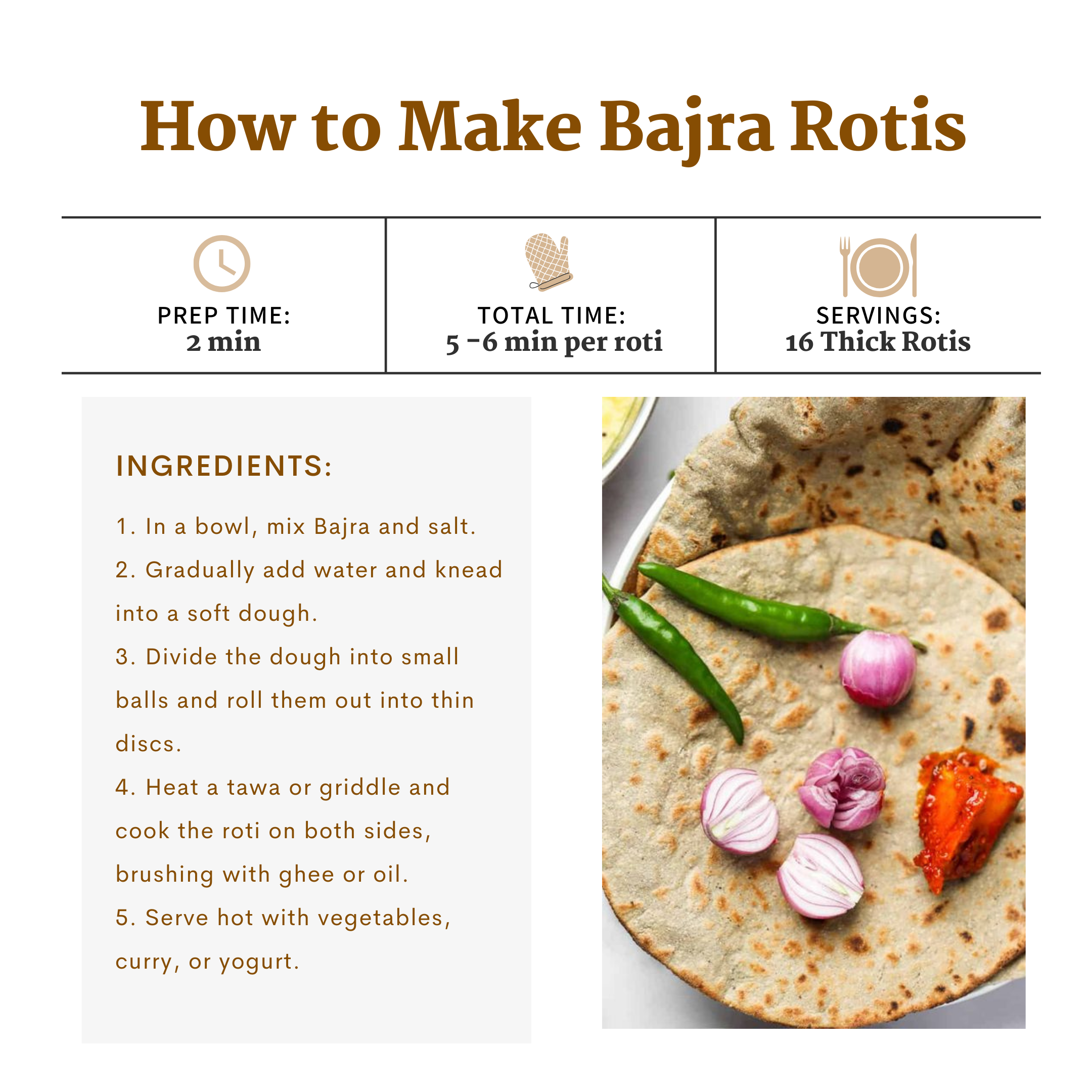 Sprouted Sundried Bajra (Pearl Millet) Flour